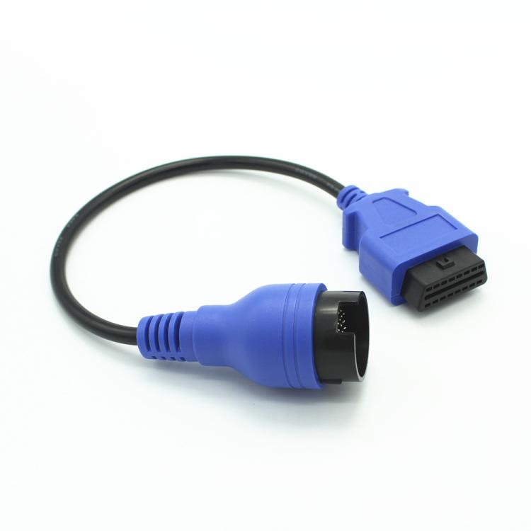 38-pin to OBD16-pin Truck Cable 38-pin OBD Adapter Cable Truck Diagnostic Connector, 38-pin