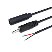 Load image into Gallery viewer, Mono Cable 2Pin AUX Single Head Cable Speaker Audio Power Cord Audio Cord, Length: 25cm, 2.5mm Male, 2.5mm Female, 3.5mm Male, 3.5mm Female