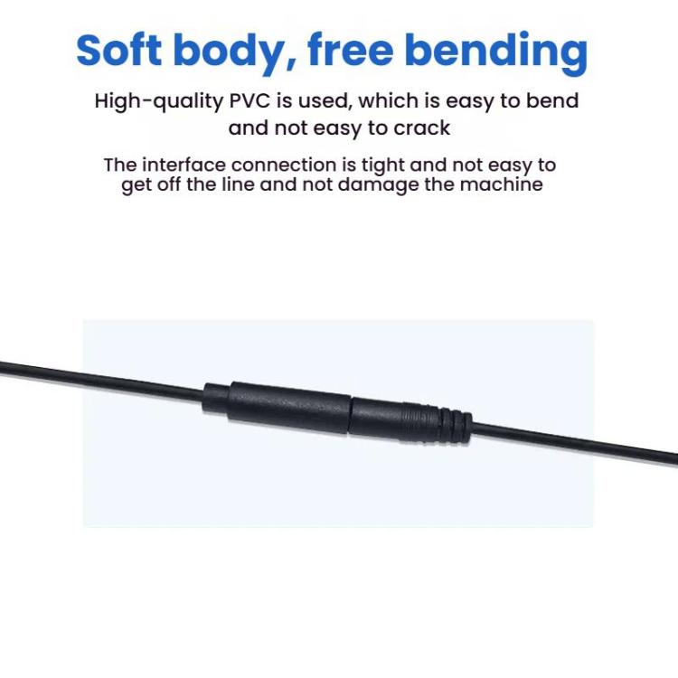 Mono Cable 2Pin AUX Single Head Cable Speaker Audio Power Cord Audio Cord, Length: 25cm, 2.5mm Male, 2.5mm Female, 3.5mm Male, 3.5mm Female