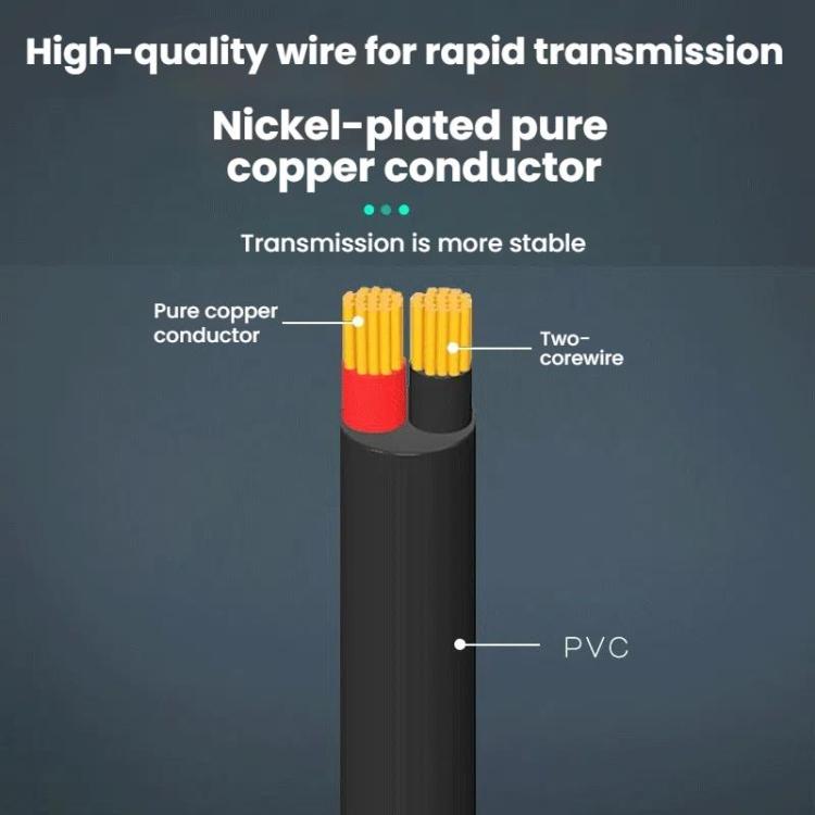 Mono Cable 2Pin AUX Single Head Cable Speaker Audio Power Cord Audio Cord, Length: 25cm, 2.5mm Male, 2.5mm Female, 3.5mm Male, 3.5mm Female