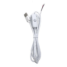 Load image into Gallery viewer, 2Pin USB Power Cable 501 ON Off Control Button Cable LED Fill Light Strip Plant Light Power Cord