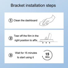 Load image into Gallery viewer, Car Center Console Fixed Navigation Phone Holder Installation-Free Snap-On Phone Support Bracket, Z12