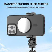 Load image into Gallery viewer, HEPAIL 101D-A Cell Phone Magnetic Selfie Mirror Magsaef Rear HD Photo Assist Convex Mirror