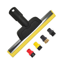 Load image into Gallery viewer, For Karcher SC2 / SC3 / SC4 / SC5 / CTK10 / CTK20 Steam Cleaner Glass Mirror Cleaning Nozzle Wiper Accessories 2.863-025.0, 1 Scraper+2 Covers, 1 Scraper+2 Covers+4 Brushes, Single Scraper
