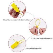 Load image into Gallery viewer, 50pcs /Pack Tags Shoes Bags Anti-theft Tags Anti-switching Buckle Tie Disposable Plastic Anti-counterfeit Security Seals