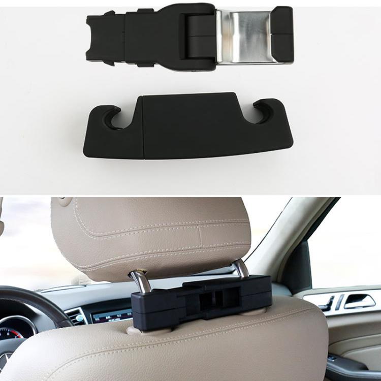Car Hook Car Seatback Hanging Hook Auto Clothes Bag Hanger, With Suction Cup, Without Suction Cup