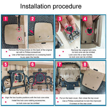Load image into Gallery viewer, For BMW X5 E70 / X6 E71 E72 Car Boot Handle Inside Trunk Lid Bottom Plate Handle 51479120283, With Lock Hole Black, With Lock Hole Beige, Without Lock Hole Black, Without Lock Hole