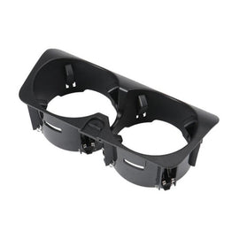 For Mercedes-Benz C-Class W205 / GLC W253 / E-Class W213 Center Console Beverage Cup Holder 2056802391, Black, Black Carbon Fiber, Red Carbon Fiber