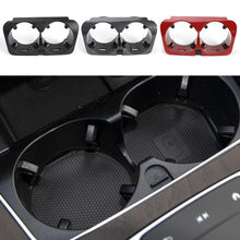 Load image into Gallery viewer, For Mercedes-Benz C-Class W205 / GLC W253 / E-Class W213 Center Console Beverage Cup Holder 2056802391, Black, Black Carbon Fiber, Red Carbon Fiber