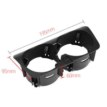 Load image into Gallery viewer, For Mercedes-Benz C-Class W205 / GLC W253 / E-Class W213 Center Console Beverage Cup Holder 2056802391, Black, Black Carbon Fiber, Red Carbon Fiber
