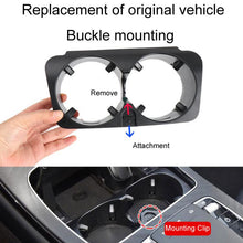 Load image into Gallery viewer, For Mercedes-Benz C-Class W205 / GLC W253 / E-Class W213 Center Console Beverage Cup Holder 2056802391, Black, Black Carbon Fiber, Red Carbon Fiber