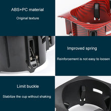 Load image into Gallery viewer, For Mercedes-Benz C-Class W205 / GLC W253 / E-Class W213 Center Console Beverage Cup Holder 2056802391, Black, Black Carbon Fiber, Red Carbon Fiber
