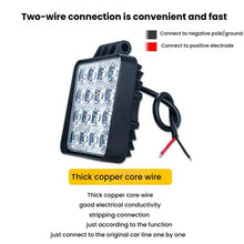 Load image into Gallery viewer, DC 12V-80V Forklift LED High Brightness Front Working Headlight, 4 Inches 9 Beads, 4 Inches 16 Beads