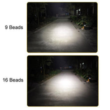 Load image into Gallery viewer, DC 12V-80V Forklift LED High Brightness Front Working Headlight, 4 Inches 9 Beads, 4 Inches 16 Beads