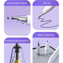 Load image into Gallery viewer, For Apple Pencil 2 / 1 Elastic Tip Soft Probe Silent Replacement Nib, 4B White, 4B Transparent, 2B White, 2B Transparent, HB White, HB Transparent