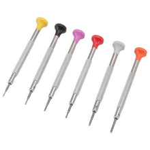 Load image into Gallery viewer, 0.8-1.8mm Flat Type Screwdriver Watch Repairing Driver Tool, 6pcs / Set