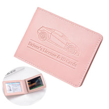 Load image into Gallery viewer, Multi-card Driver License Card Holder Women Driving License Leather Protective Case ID Credit Card Bag, 2 Card Slot, 4 Card Slot, 6 Card Slot, 8 Card Slot, 10 Card Slot