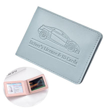 Load image into Gallery viewer, Multi-card Driver License Card Holder Women Driving License Leather Protective Case ID Credit Card Bag, 2 Card Slot, 4 Card Slot, 6 Card Slot, 8 Card Slot, 10 Card Slot