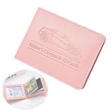 Load image into Gallery viewer, Multi-card Driver License Card Holder Women Driving License Leather Protective Case ID Credit Card Bag, 2 Card Slot, 4 Card Slot, 6 Card Slot, 8 Card Slot, 10 Card Slot