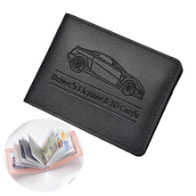 Load image into Gallery viewer, Multi-card Driver License Card Holder Women Driving License Leather Protective Case ID Credit Card Bag, 2 Card Slot, 4 Card Slot, 6 Card Slot, 8 Card Slot, 10 Card Slot