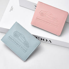 Load image into Gallery viewer, Multi-card Driver License Card Holder Women Driving License Leather Protective Case ID Credit Card Bag, 2 Card Slot, 4 Card Slot, 6 Card Slot, 8 Card Slot, 10 Card Slot