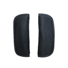 Load image into Gallery viewer, Baby Stroller Seat Belt Shoulder Guard, Black Regular, Black Nylon Patch, Black Crotch Protector, Black Regular 3pcs /Set, Black Nylon 3pcs /Set