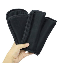 Load image into Gallery viewer, Baby Stroller Seat Belt Shoulder Guard, Black Regular, Black Nylon Patch, Black Crotch Protector, Black Regular 3pcs /Set, Black Nylon 3pcs /Set