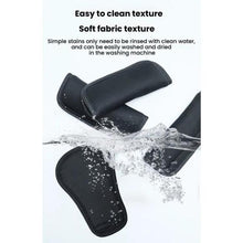 Load image into Gallery viewer, Baby Stroller Seat Belt Shoulder Guard, Black Regular, Black Nylon Patch, Black Crotch Protector, Black Regular 3pcs /Set, Black Nylon 3pcs /Set