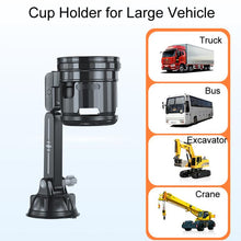 Load image into Gallery viewer, Car Multifunctional Water Cup Holder Auto Large Suction Cup Mounted Drink Rack, Long Rod Gray, Long Rod Green, Short Rod Gray, Short Rod Green