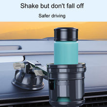 Load image into Gallery viewer, Car Multifunctional Water Cup Holder Auto Large Suction Cup Mounted Drink Rack, Long Rod Gray, Long Rod Green, Short Rod Gray, Short Rod Green