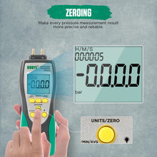 Load image into Gallery viewer, DUOYI Digital Brake Vacuum Pump Measuring Gauge Differential Pressure Gauge