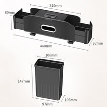 Load image into Gallery viewer, Car Seat Back Multifunctional Storage Box Pouch Phone Holder, Carbon Fiber Pattern, Black Leather, Brown Leather, Beige Leather