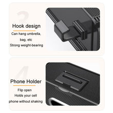 Load image into Gallery viewer, Car Seat Back Multifunctional Storage Box Pouch Phone Holder, Carbon Fiber Pattern, Black Leather, Brown Leather, Beige Leather