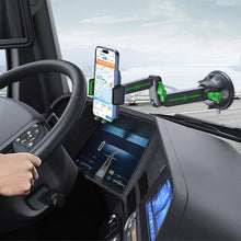 Load image into Gallery viewer, Extended Car Mechanical Arm Telescopic Cell Phone Holder Car Windshield Dashboard Large Suction Cup Navigation Mount