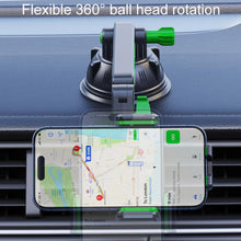 Load image into Gallery viewer, Extended Car Mechanical Arm Telescopic Cell Phone Holder Car Windshield Dashboard Large Suction Cup Navigation Mount