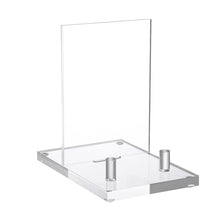 Load image into Gallery viewer, Acrylic Book Picture Frame Plate Stand