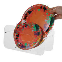 Load image into Gallery viewer, Acrylic Dinner Plate Display Stand Plates Storage Organizer