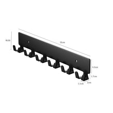 Load image into Gallery viewer, 1pc Corridor Metal 6 Hooks Key Wall Hanger, 1pc, 2pcs