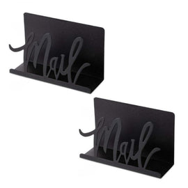 1pc Metal Mail Letter Storage Rack for Office Desks, 1pc, 2pcs