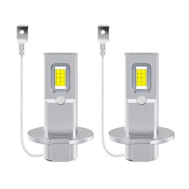 2pcs Mini 1:1 Direct Plug Car LED Headlight Bulb, H1, H3, H7, H11, 9005, 9006, H16, P13W, 9012