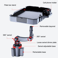 Load image into Gallery viewer, Car 360 Degree Rotating Dining Tray Auto Adjustable Cell Phone Holder, Small, Medium, Large