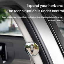 Load image into Gallery viewer, Car Reversing Blind Spot Auxiliary Ultra-clear Reflective Rearview Mirror, Black, Silver