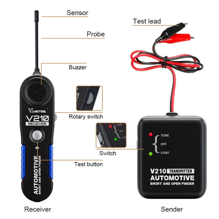 VDIAGTOOL 6-42V Automotive Circuit Tester