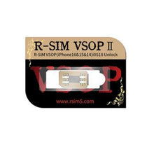 Load image into Gallery viewer, R-SIM VSOP 2 SIM Unlock Chip with SED/MEP Mode for iPhone 13-16 Dual SIM Models, VSOP 2