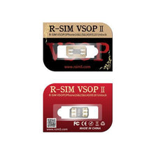 Load image into Gallery viewer, R-SIM VSOP 2 SIM Unlock Chip with SED/MEP Mode for iPhone 13-16 Dual SIM Models, VSOP 2