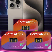 Load image into Gallery viewer, R-SIM Mini 3 SIM Unlock Chip For iPhone 13-16 Dual SIM Models, R-SIM Mini 3