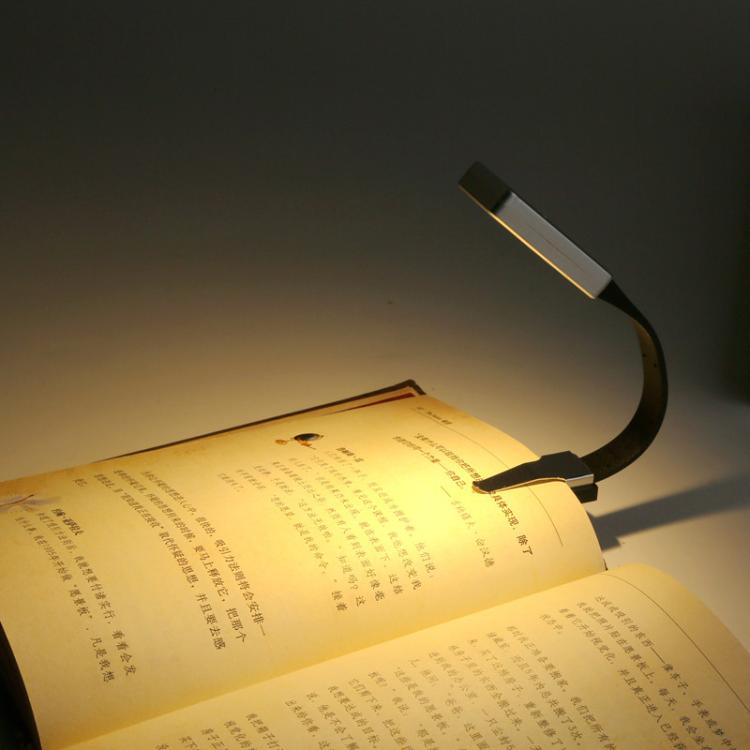 Portable Clip Book Lamp Mini Desk Lamp Learning Reading Rechargeable Clip Bookmark Light