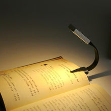 Load image into Gallery viewer, Portable Clip Book Lamp Mini Desk Lamp Learning Reading Rechargeable Clip Bookmark Light