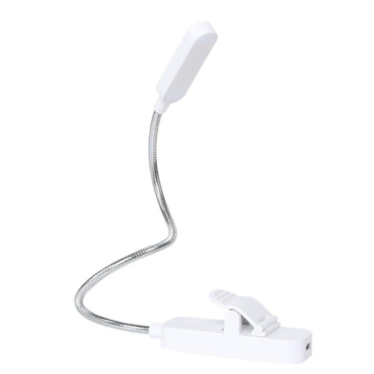 Hose Clip Book Light Night Reading Lamp Adjustable Brightness USB Rechargeable Book Clip Lights