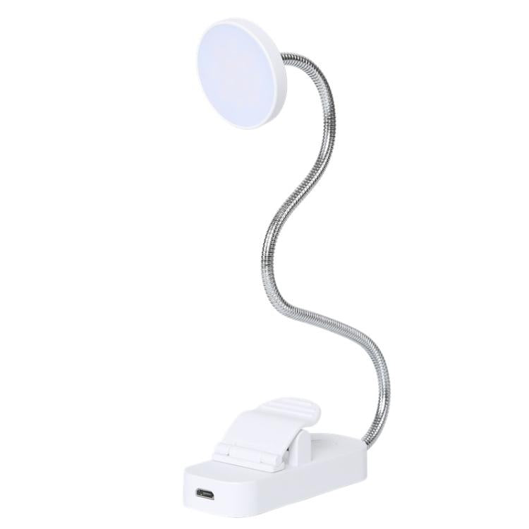 Hose Clip Book Light Night Reading Lamp Adjustable Brightness USB Rechargeable Book Clip Lights